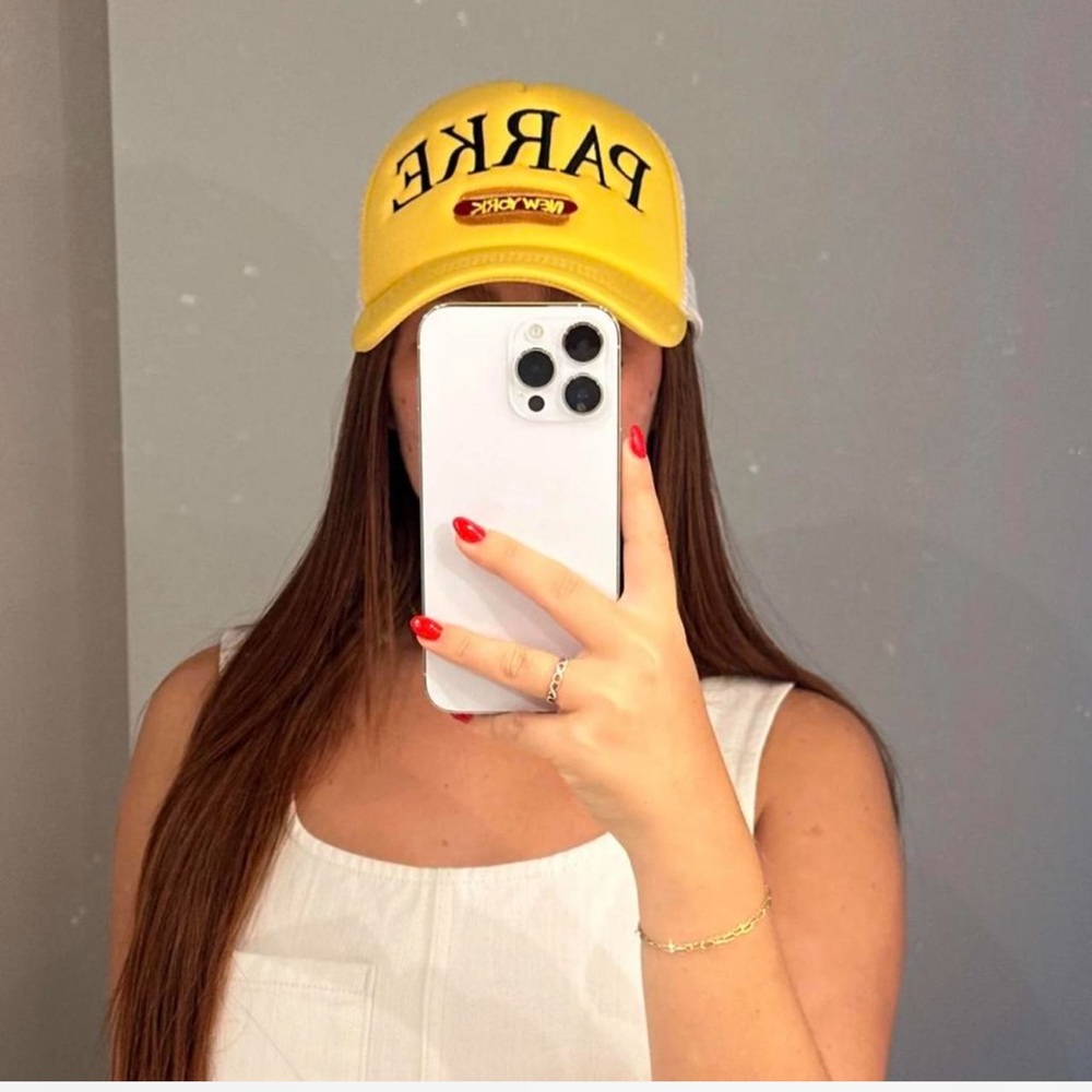 Yellow PARKE NY Women's hat